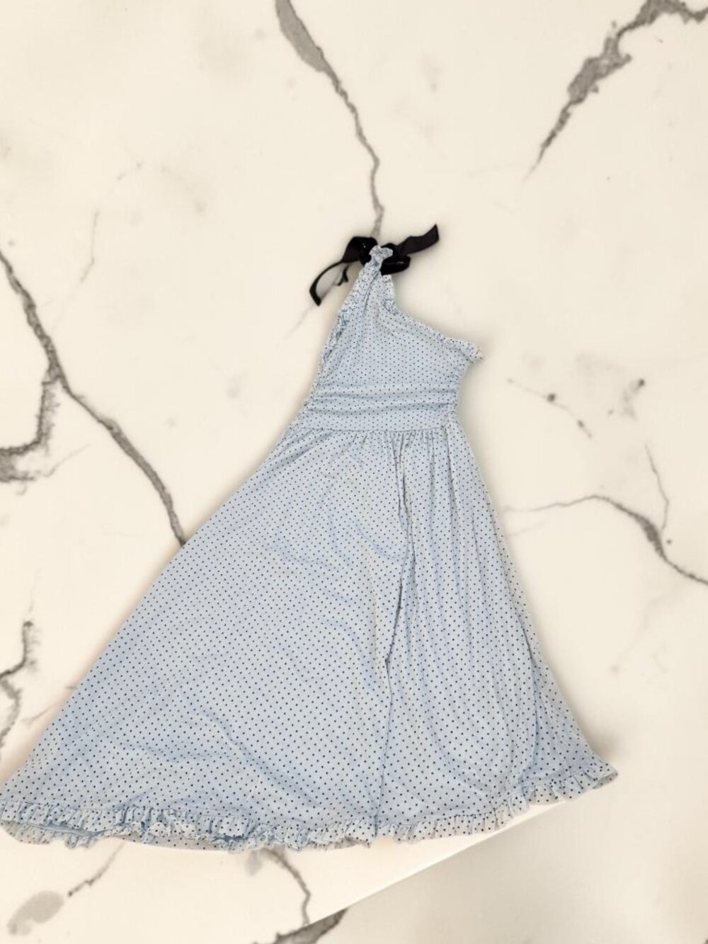 Urban Outfitters NWT Size Large Virginia One Shoulder Bow Detail Midi Dress - Picture 8 of 13